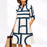Blue & White