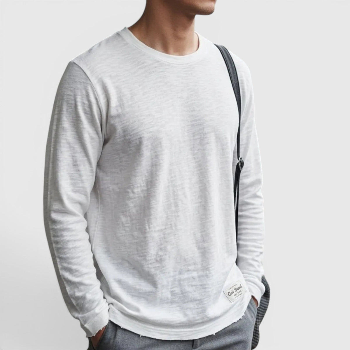 Karl Cotton Long Sleeve Tee