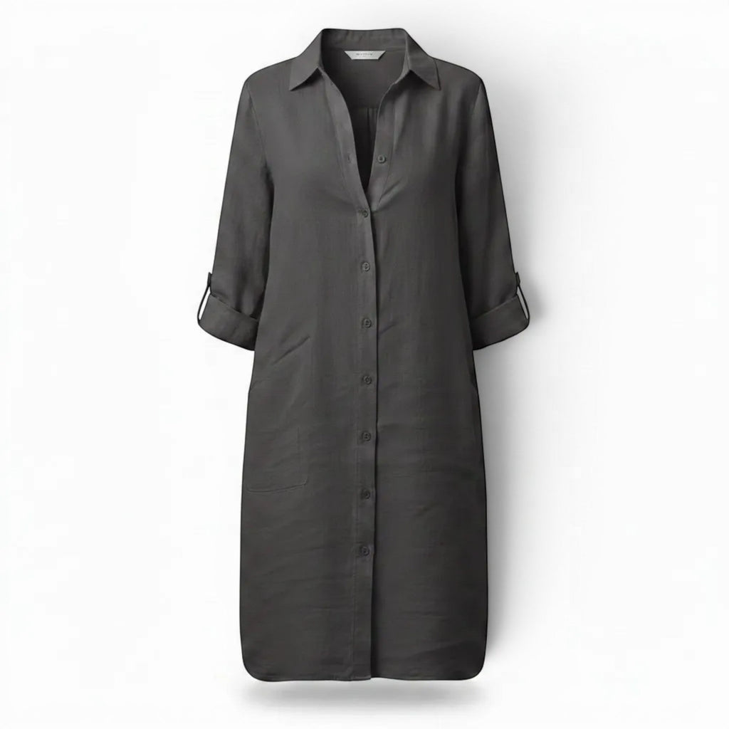Camille Breathable Linen Blend Dress