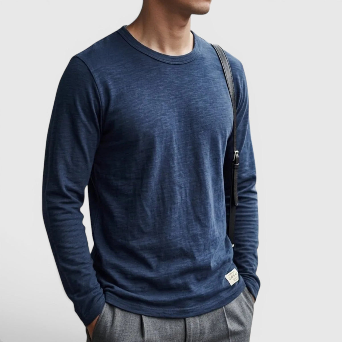 Karl Cotton Long Sleeve Tee