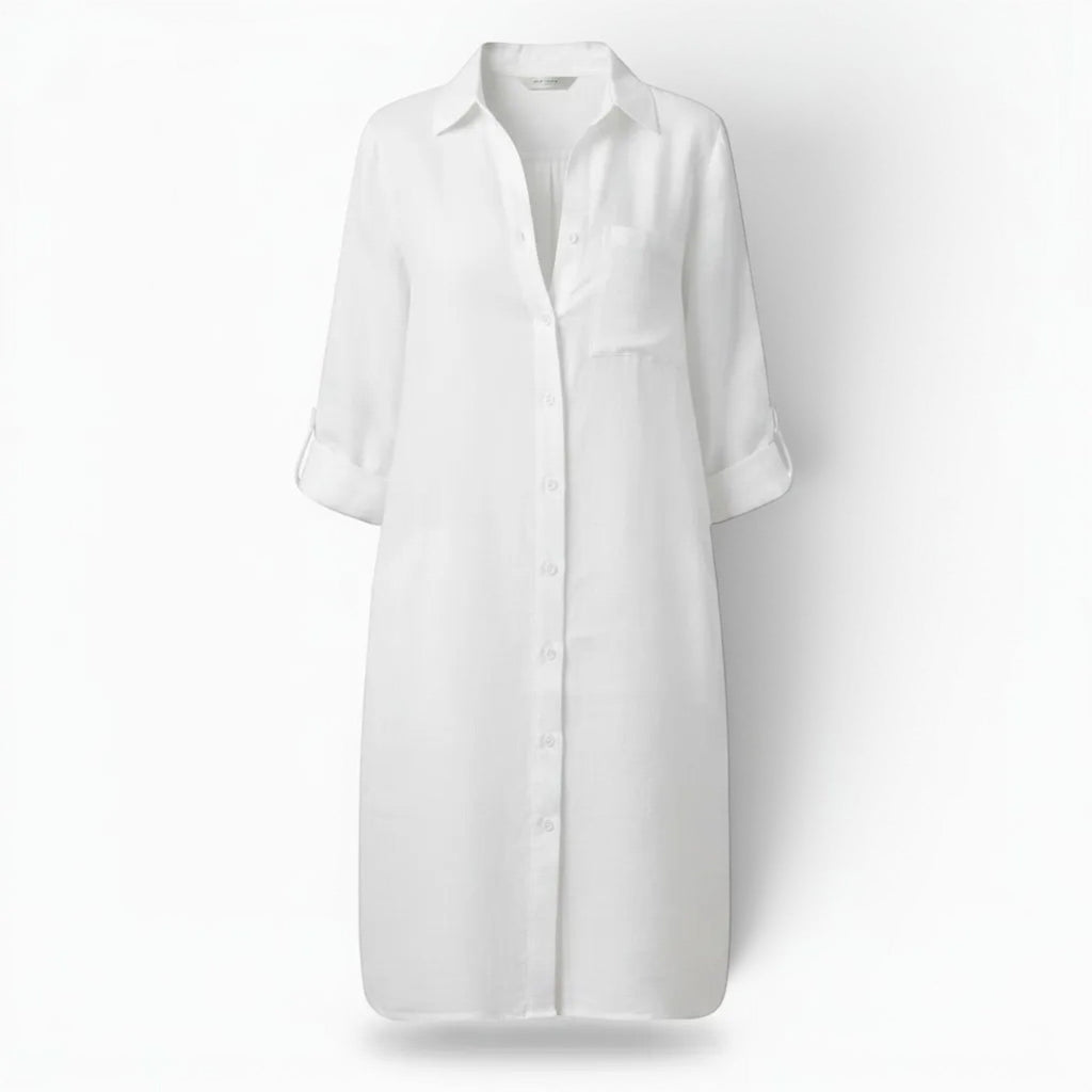 Camille Breathable Linen Blend Dress