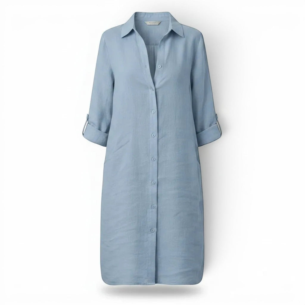 Camille Breathable Linen Blend Dress