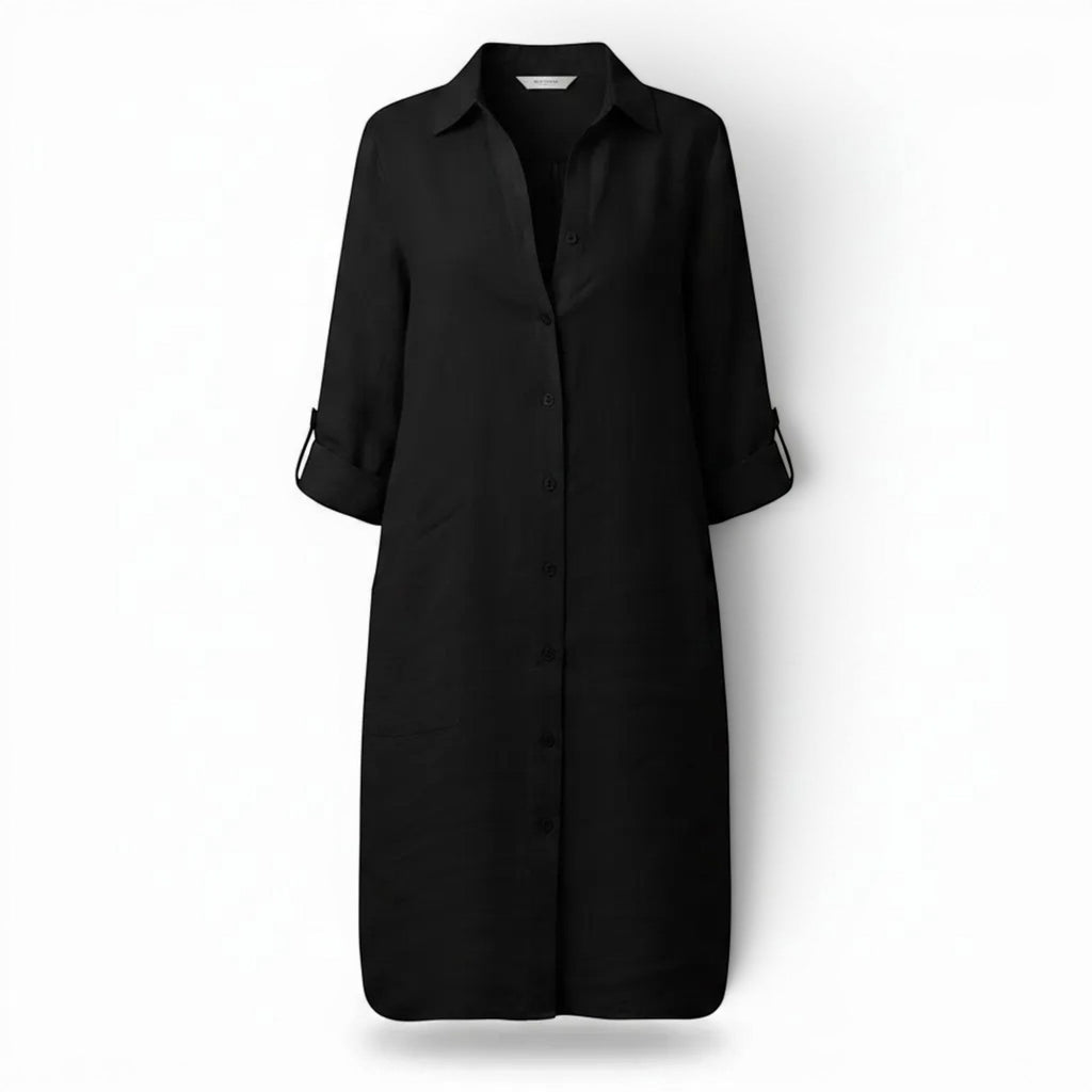 Camille Breathable Linen Blend Dress