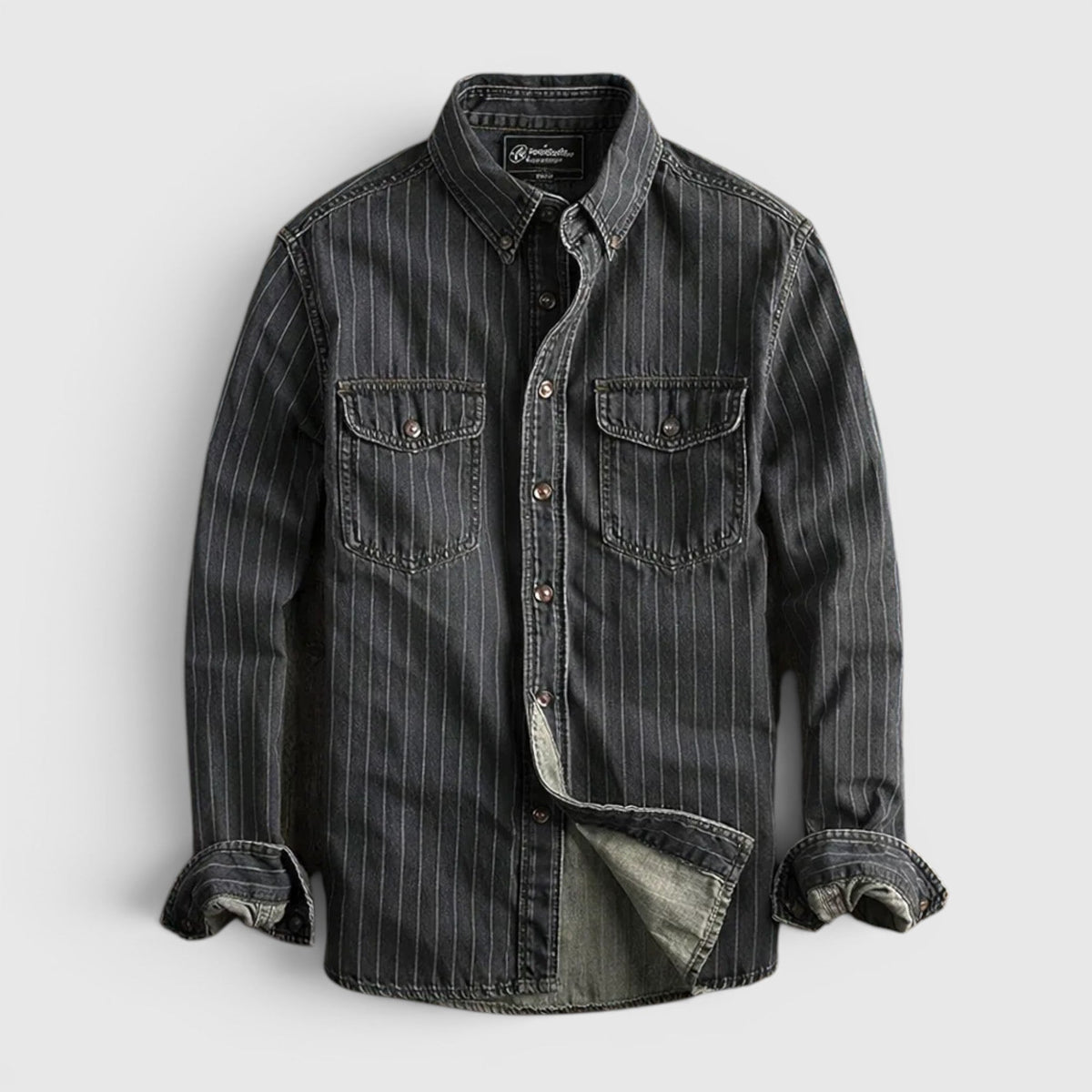 Oscar Striped Cotton Longsleeve Shirt