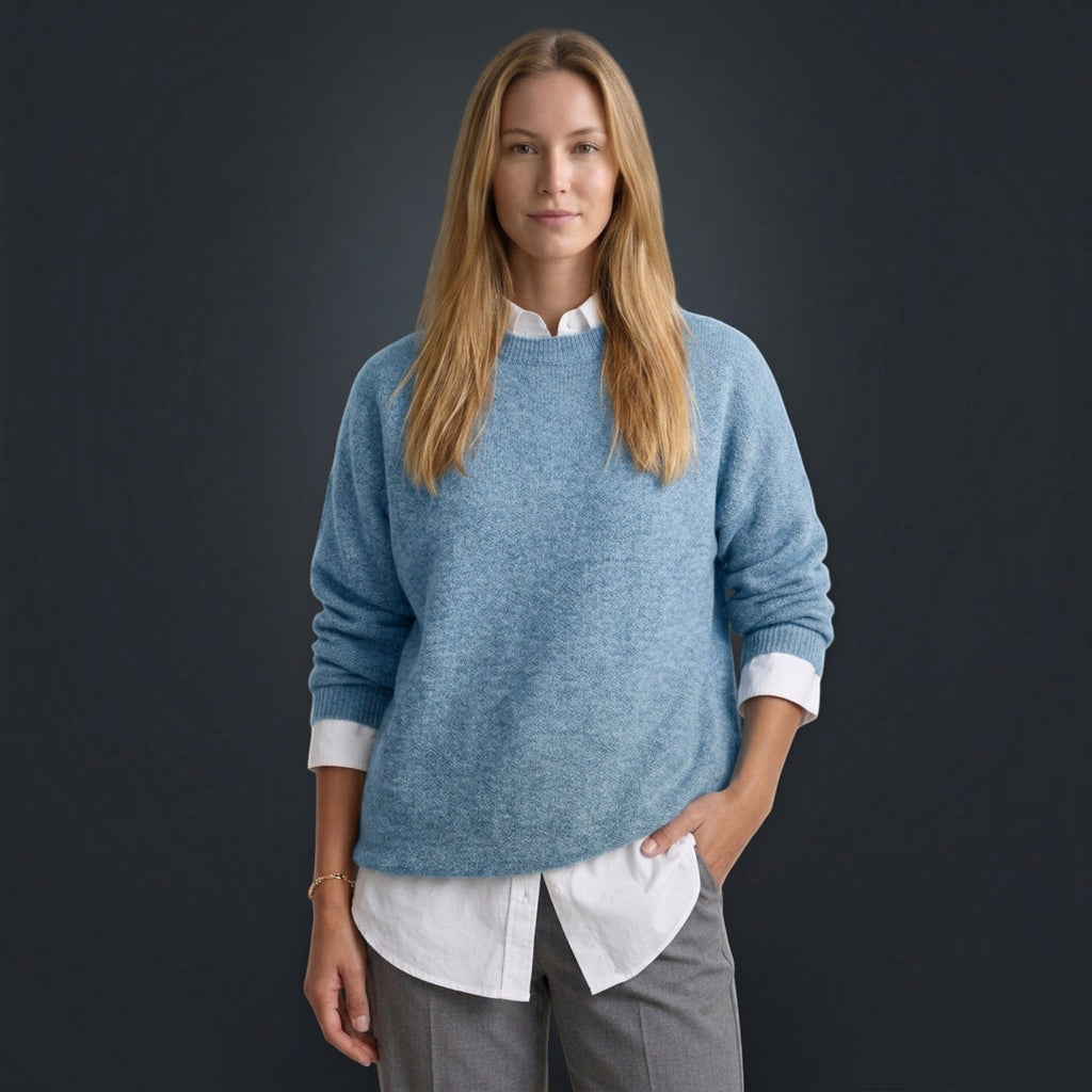 Kelsey Fine Knit Pullover Sweater