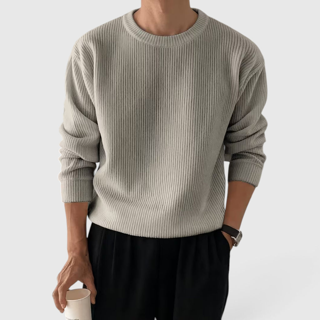 Liam Crewneck Knit Sweater product detail photo by Mance Wear