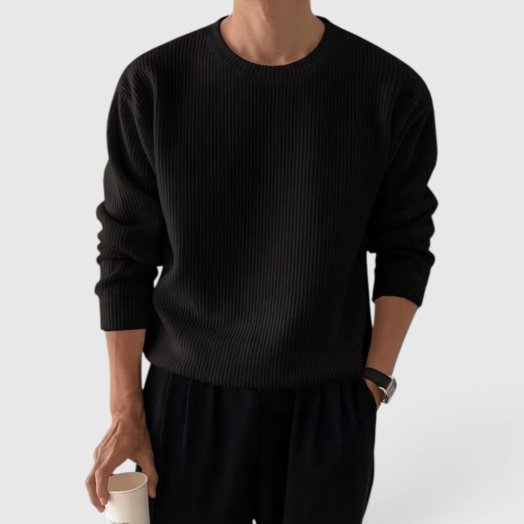 Liam Crewneck Knit Sweater product detail photo by Mance Wear