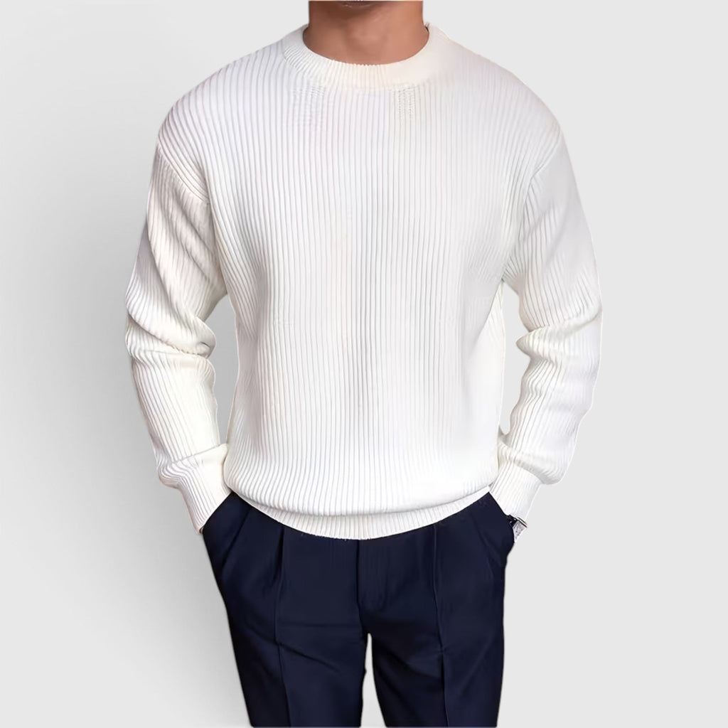 Liam Crewneck Knit Sweater product detail photo by Mance Wear