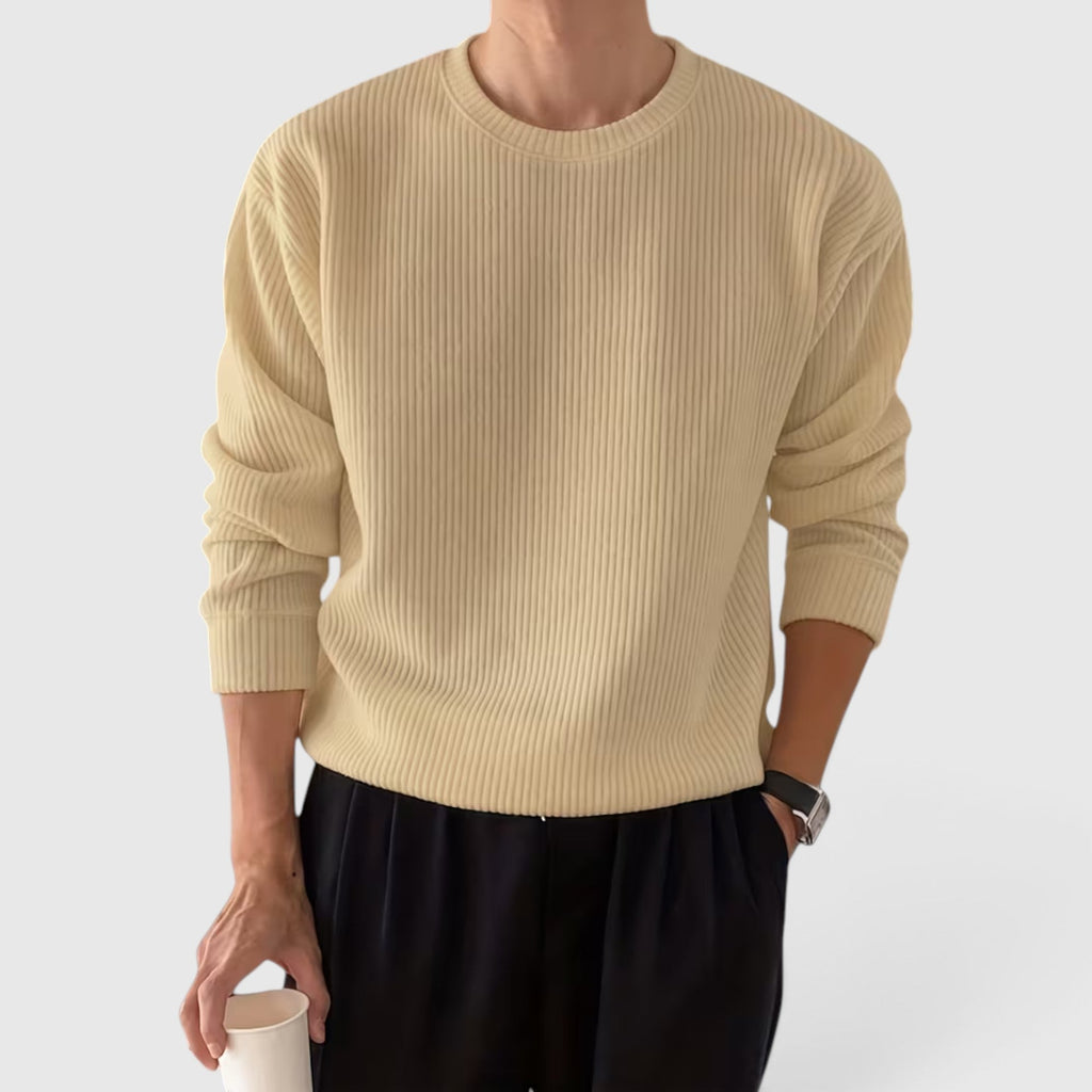 Liam Crewneck Knit Sweater product detail photo by Mance Wear