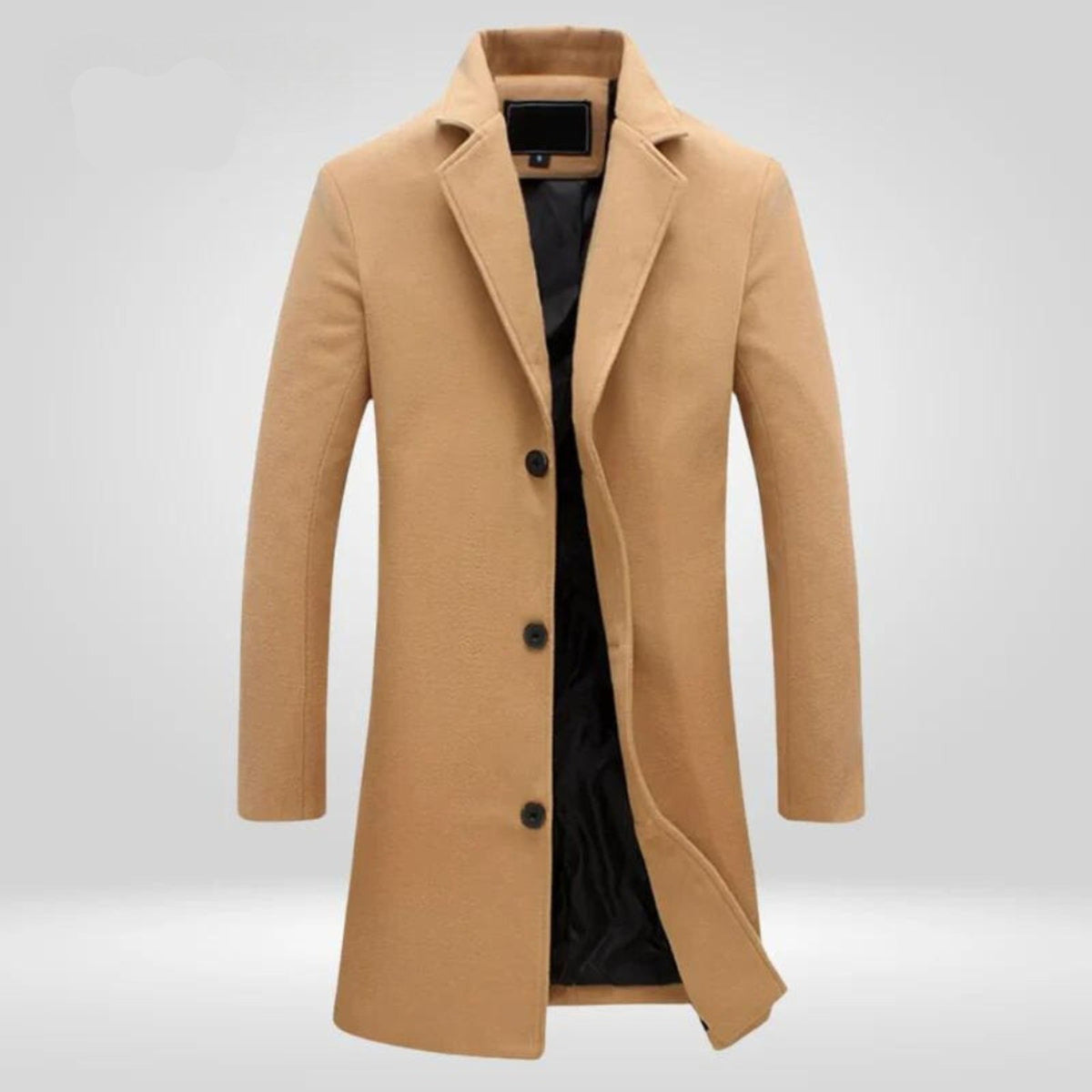 Liam Single-Breasted Wool Coat