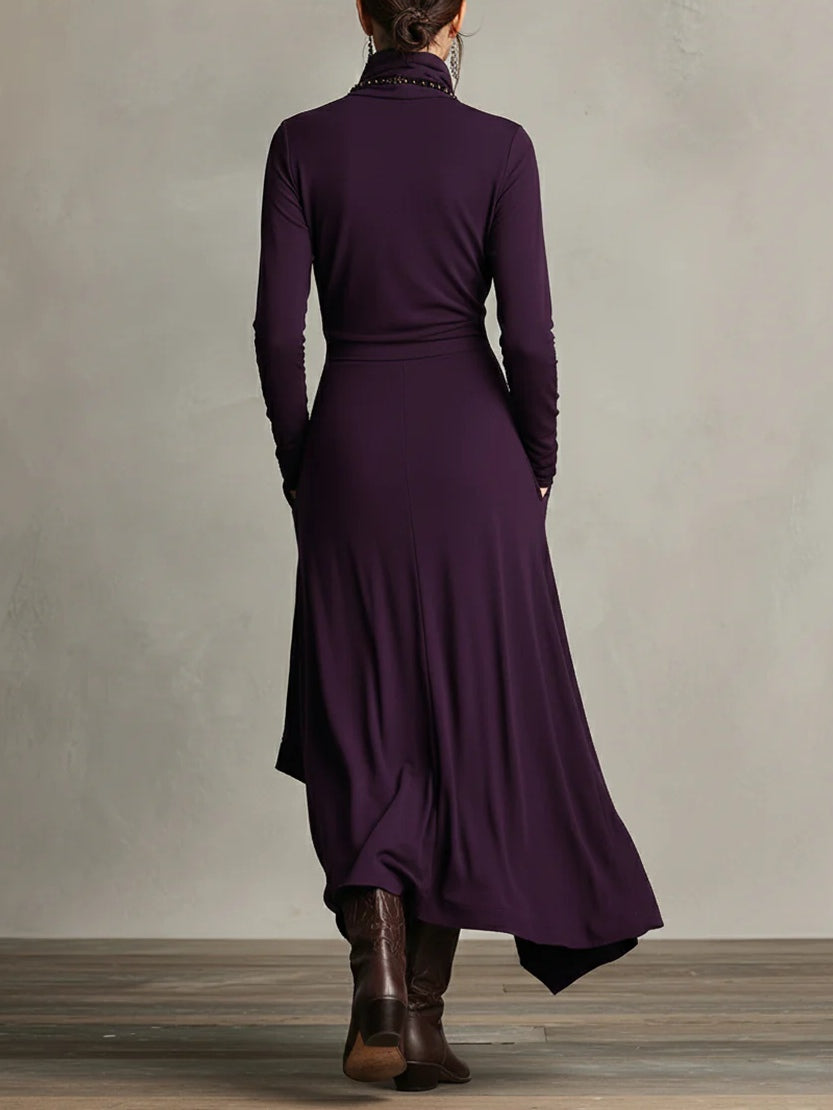 Aurelia High Neck Layered Maxi Dress - view 1