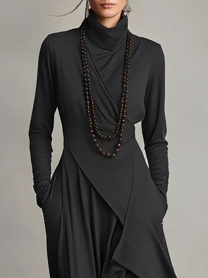 Aurelia High Neck Layered Maxi Dress - view 3