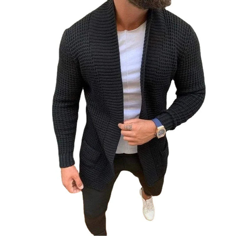 Callum Shawl Collar Longline Cardigan