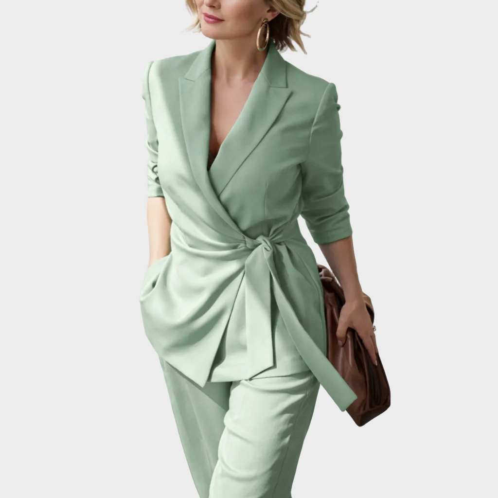 Cordelia Tie-Waist Trouser Suit - view 1