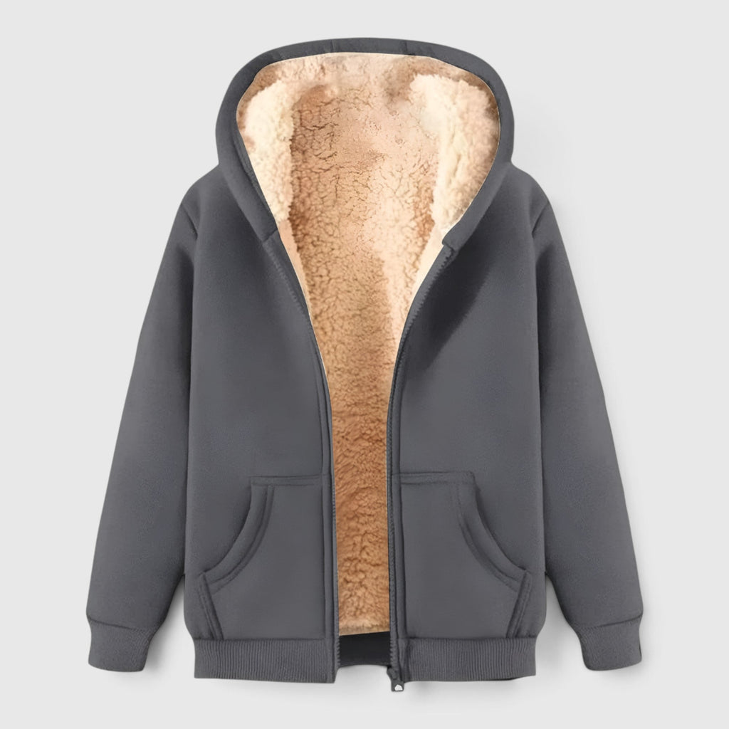 Marcus Fleece Lined Zip Hoodie product detail photo by Mance Wear