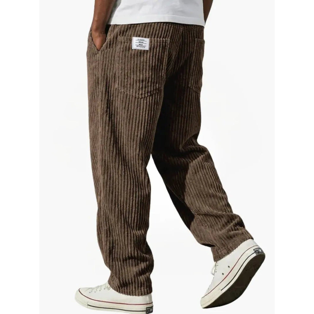 Connor | Men's Corduroy Pants Relaxed Fit Drawstring Waist