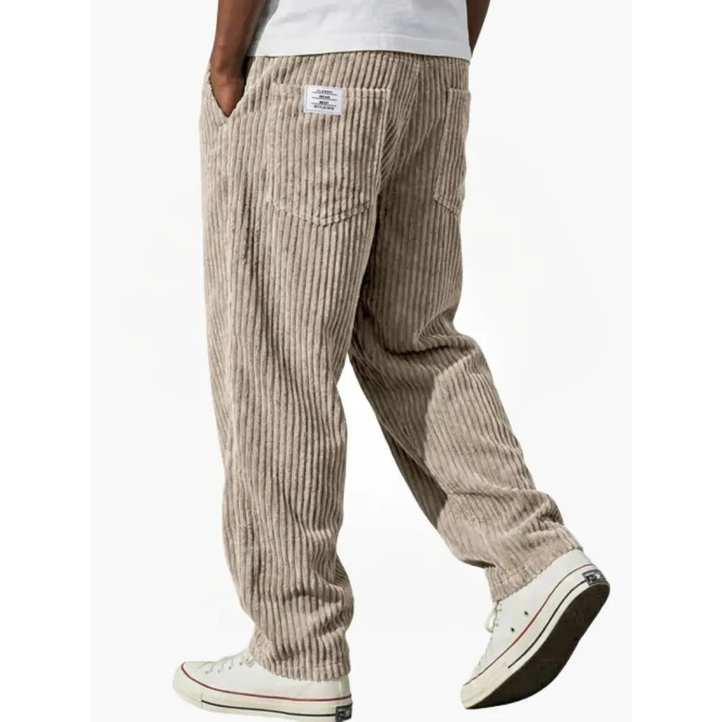 Connor | Men's Corduroy Pants Relaxed Fit Drawstring Waist