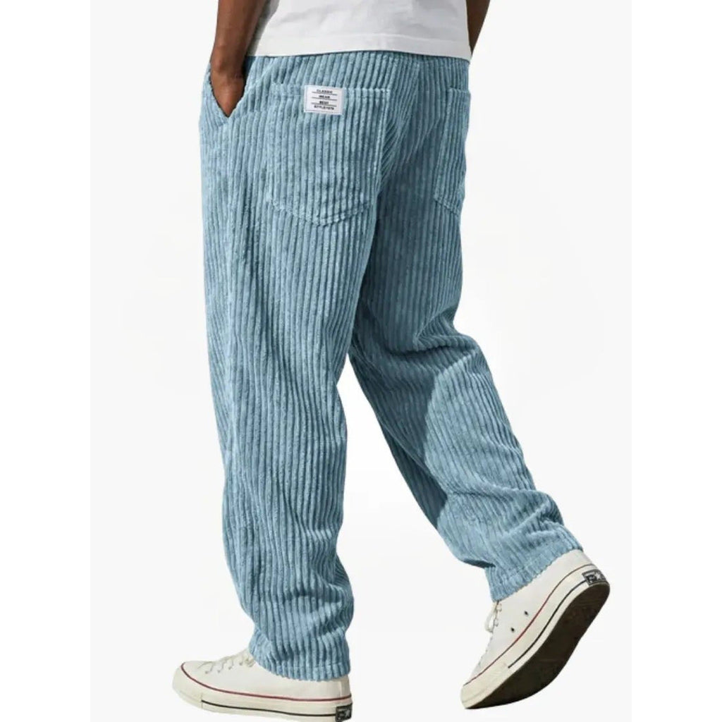 Connor | Men's Corduroy Pants Relaxed Fit Drawstring Waist