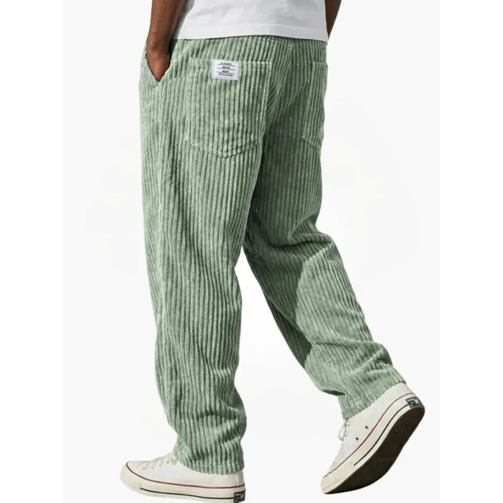 Connor | Men's Corduroy Pants Relaxed Fit Drawstring Waist