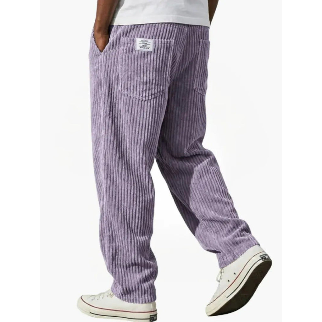 Connor | Men's Corduroy Pants Relaxed Fit Drawstring Waist