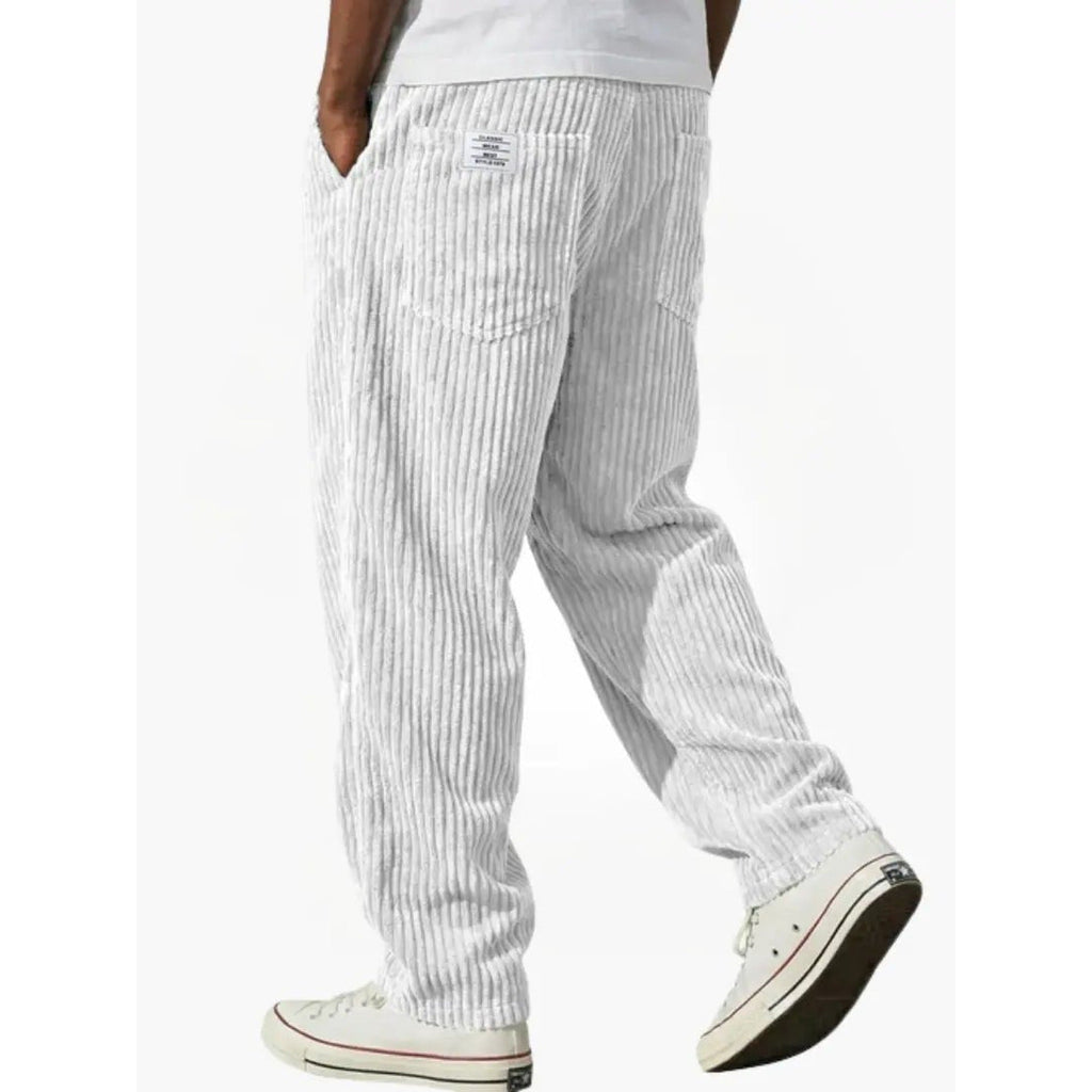 Connor | Men's Corduroy Pants Relaxed Fit Drawstring Waist