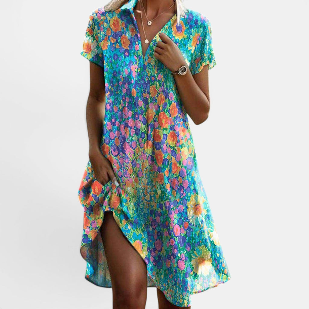 Kirsty | Adjustable Strap Summer Dress for Women
