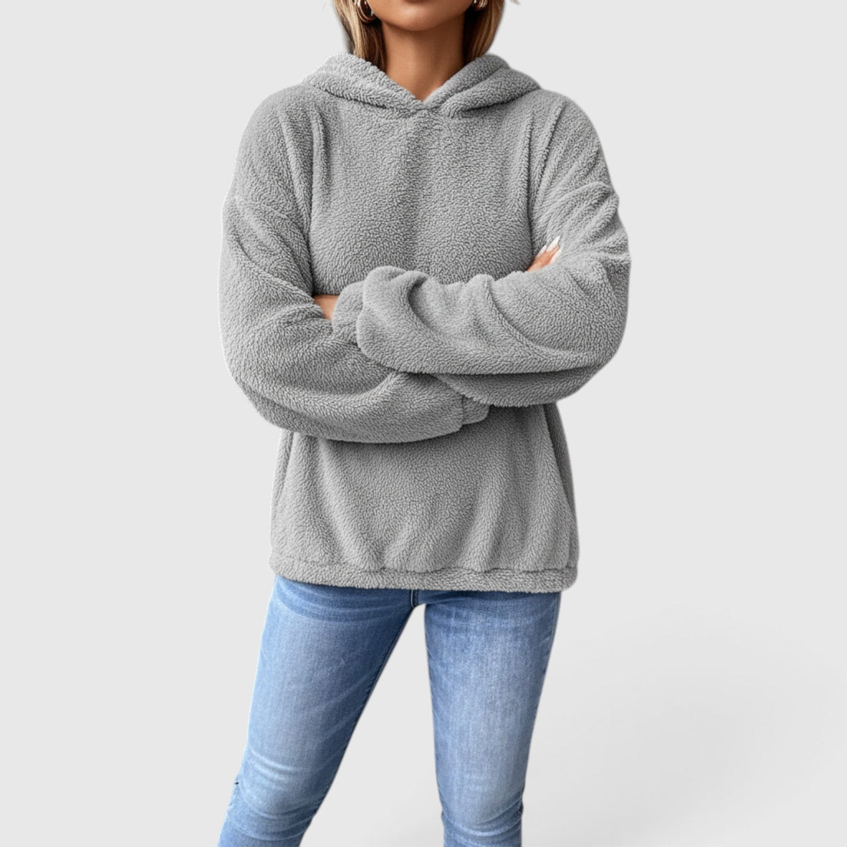 Stella Fleece Pullover Hoodie product detail photo by Mance Wear
