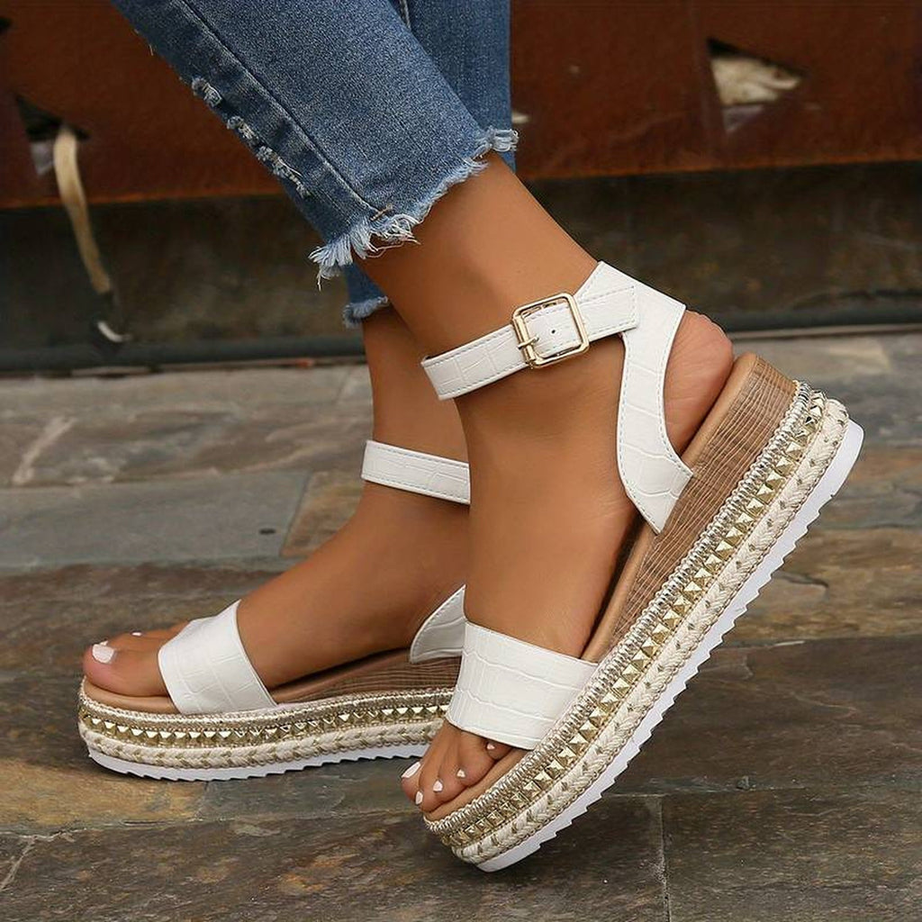 Emma Platform Ankle-Strap Sandals