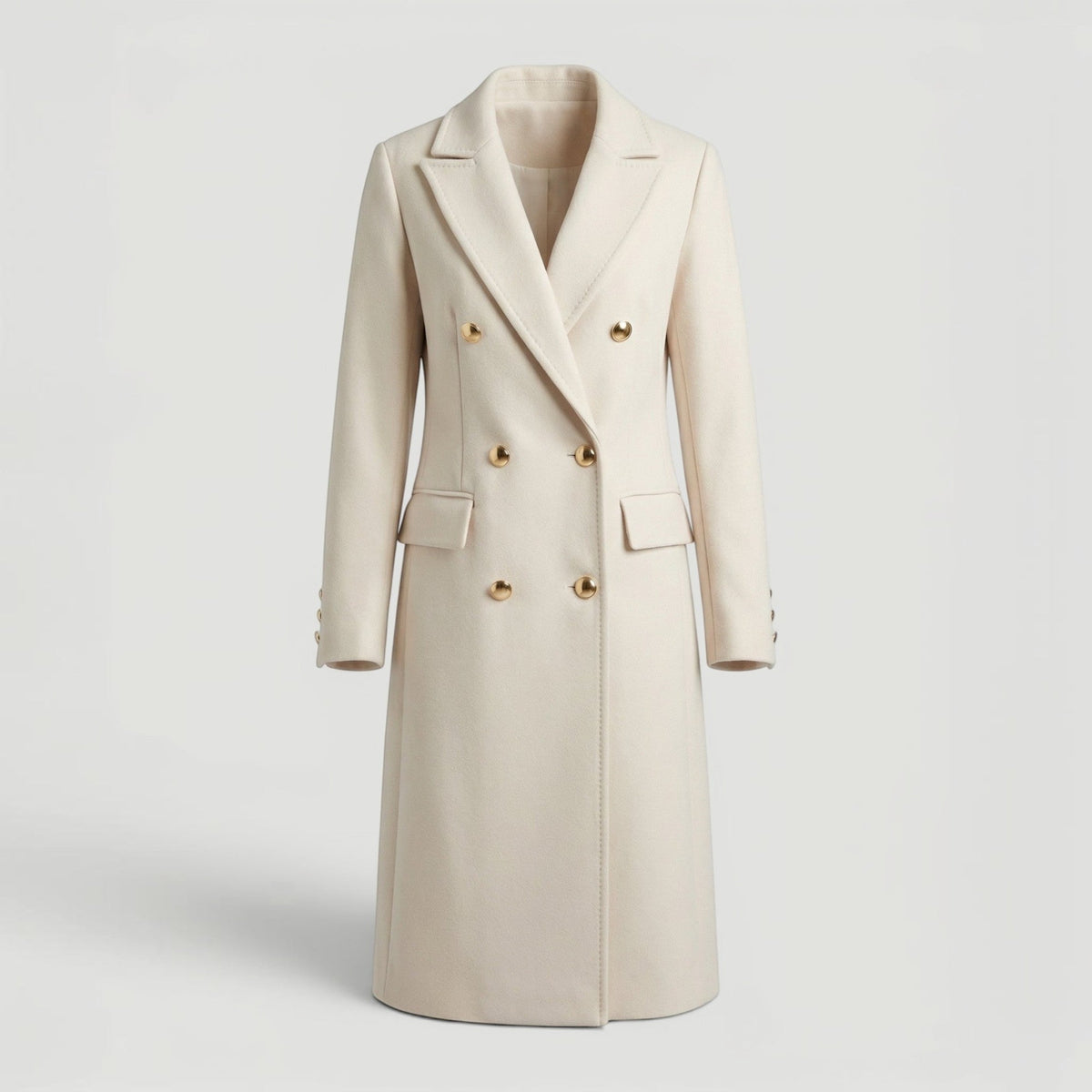 Mia Minimalist Double-Breasted Jacket