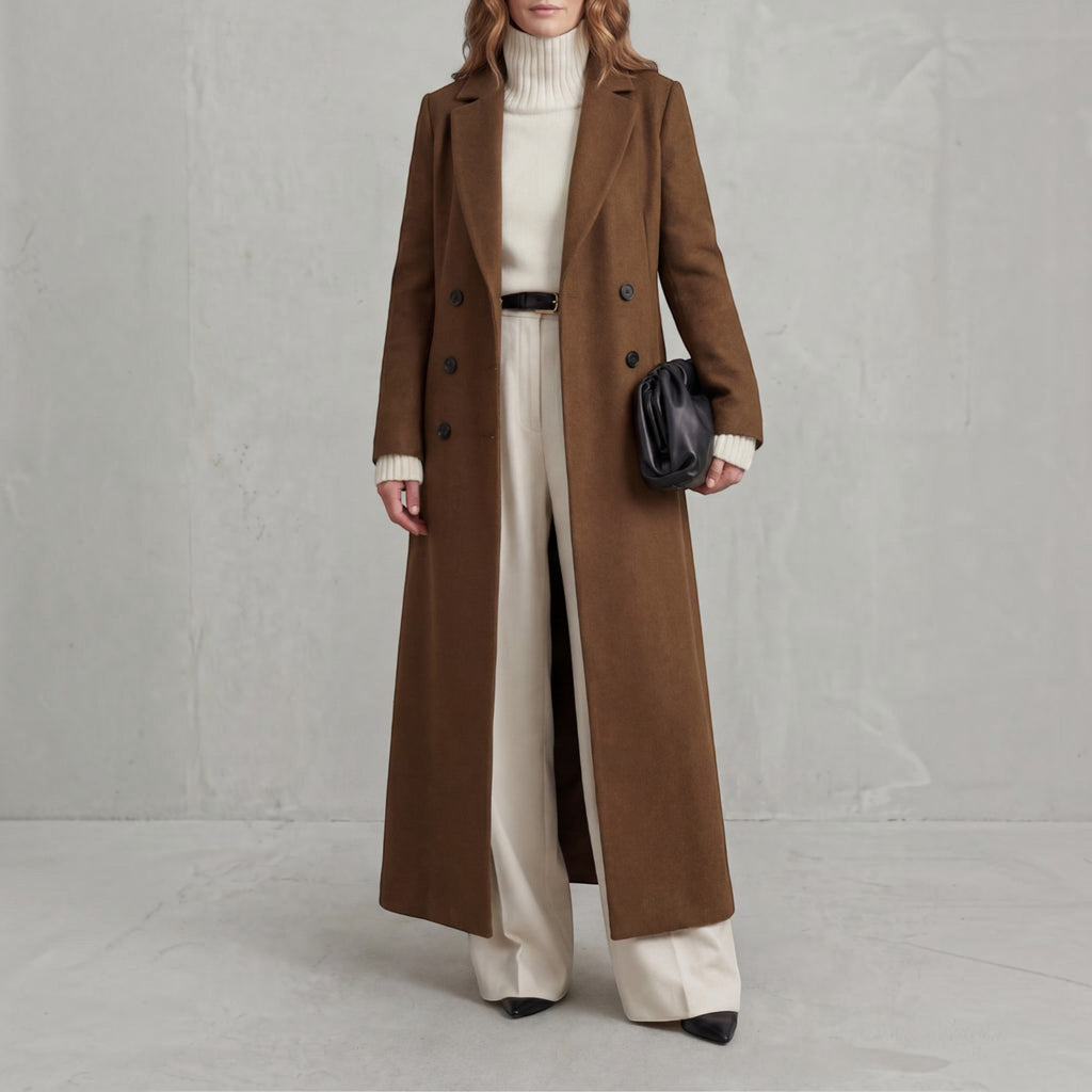Wendy Wool Trench Coat product detail photo by Mance Wear