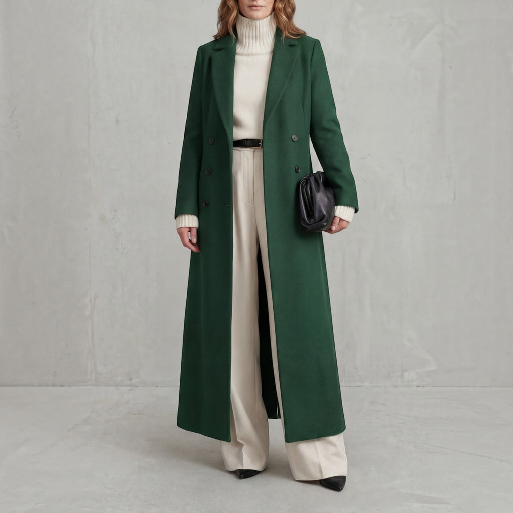 Wendy Wool Trench Coat product detail photo by Mance Wear