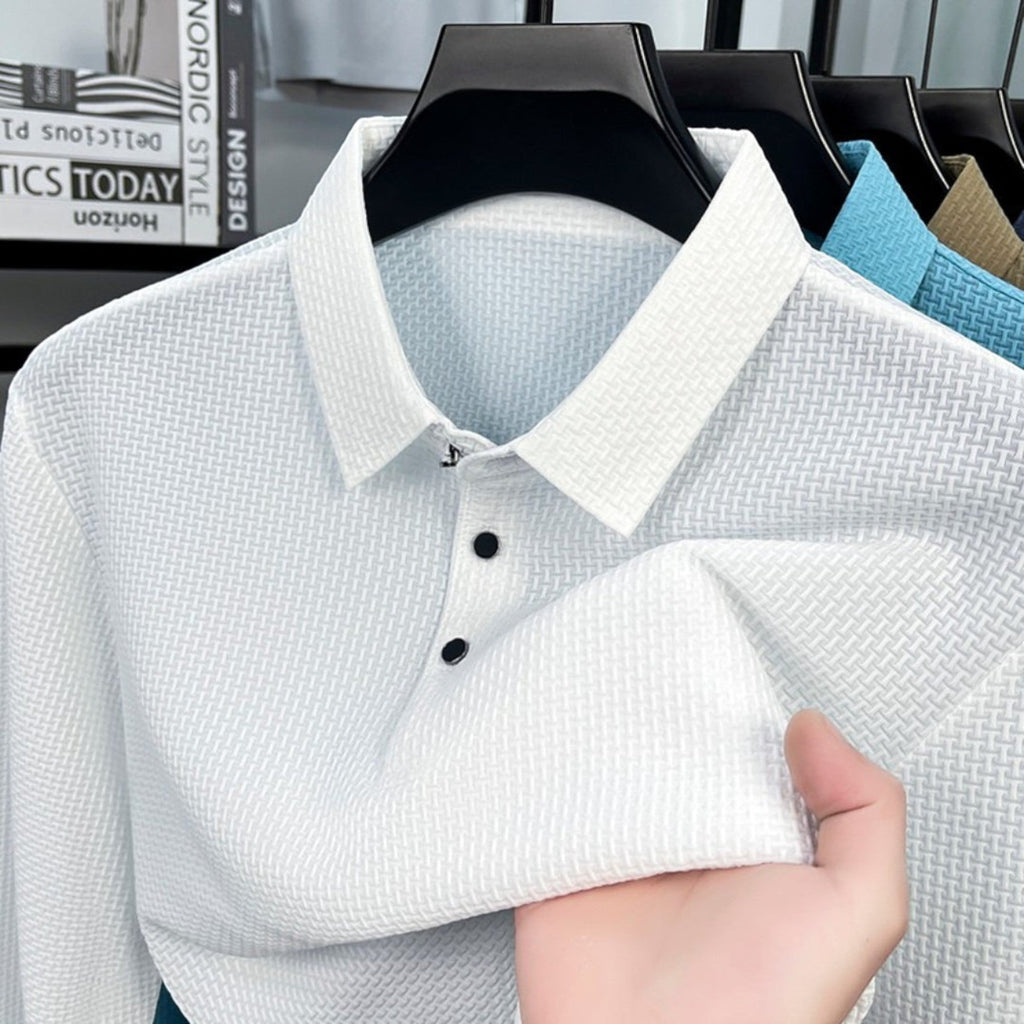 Xavier Breathable Long Sleeve Polo