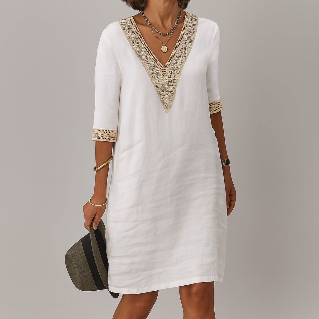 Flora | Women’s Stylish Linen Summer Dress
