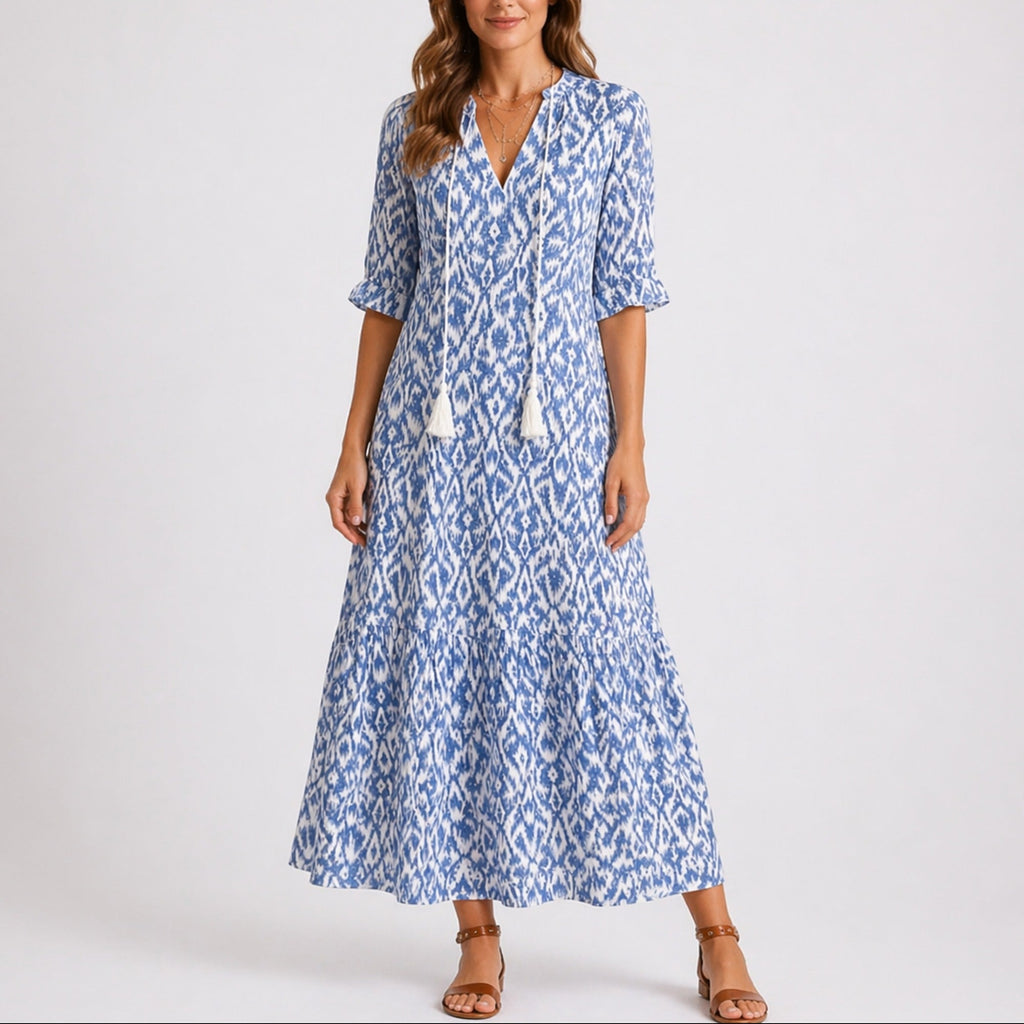 Talia | Women’s Summer Floral Midi Dress