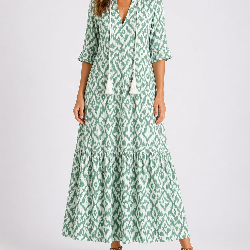 Talia | Women’s Summer Floral Midi Dress